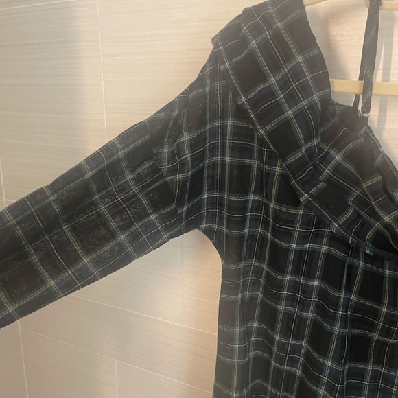 R13 long lightweight plaid dress - Picture 3 of 4